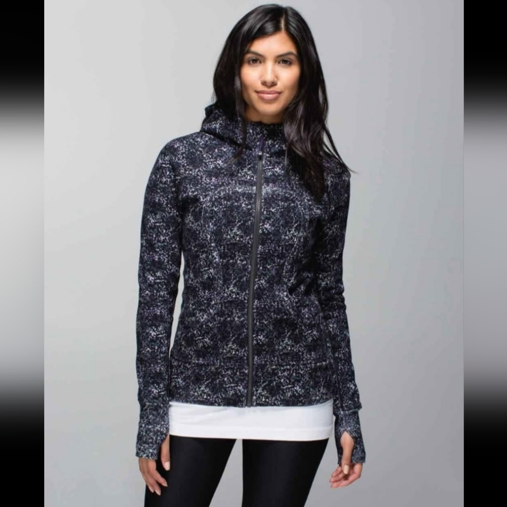 Size 8 | Lululemon Scuba Full-Zip Hoodie | Rocky Road Sand Dune